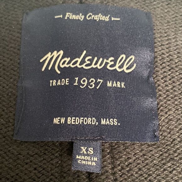 Black Madewell Everywhere Jacket- Size small/XS Excellent - Picture 6 of 9